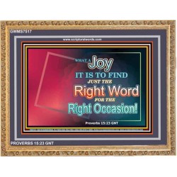 RIGHT WORDS   Art & Wall Dcor   (GWMS7517)   