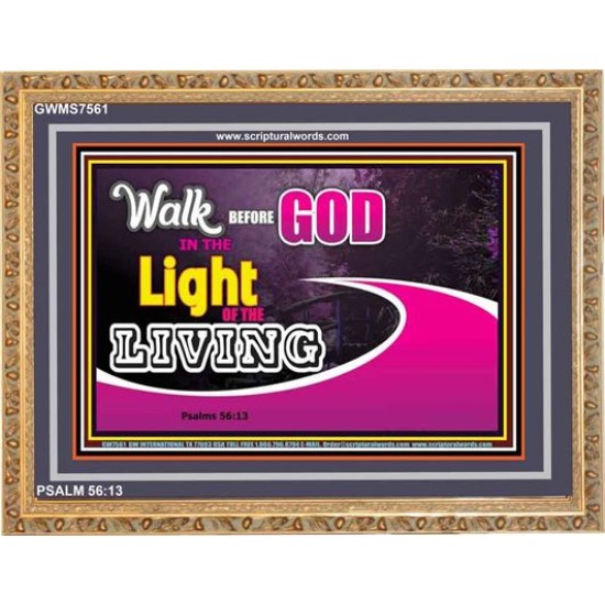 WALK BEFORE GOD   Art & Dcor Framed   (GWMS7561)   