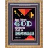 WITH GOD NOTHING SHALL BE IMPOSSIBLE   Frame Bible Verse   (GWMS7564)   "28x34"