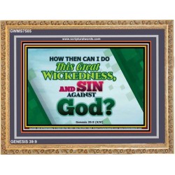 SIN   Bible Verse Frame for Home   (GWMS7585)   