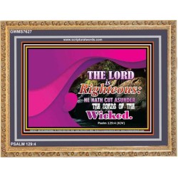 RIGHTEOUS GOD   Bible Verses Framed for Home Online   (GWMS7627)   