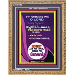 UNFAILING LOVE   Scripture Art Prints   (GWMS7650)   "28x34"