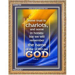 TRUST IN THE LORD   Christian Quote Frame   (GWMS768)   "28x34"