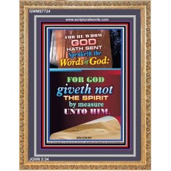 WORDS OF GOD   Bible Verse Picture Frame Gift   (GWMS7724)   