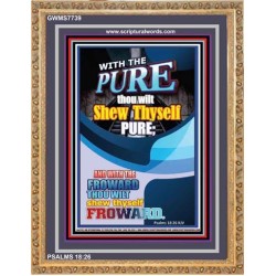 THE PURE   Frame Bible Verse Online   (GWMS7739)   