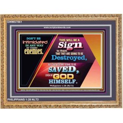 SALVATION FROM GOD   Bible Verses Frame    (GWMS7861)   