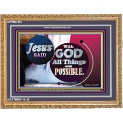 ALL THINGS ARE POSSIBLE   Decoration Wall Art   (GWMS7965)   