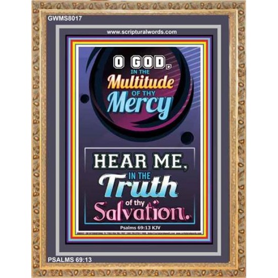 TRUTH OF THY SALVATION   Framed Bible Verses   (GWMS8017)   