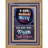 TRUTH OF THY SALVATION   Framed Bible Verses   (GWMS8017)   "28x34"