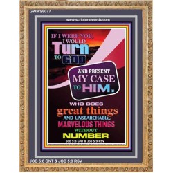 TURN TO GOD   Scripture Wooden Frame   (GWMS8077)   "28x34"