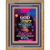 ANGRY WITH THE WICKED   Scripture Wooden Framed Signs   (GWMS8081)   "28x34"