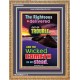 THE RIGHTEOUS IS DELIVERED   Encouraging Bible Verse Frame   (GWMS8085)   