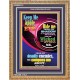 UNDER THE SHADOW OF THY WINGS   Scriptural Portrait Acrylic Glass Frame   (GWMS8151)   