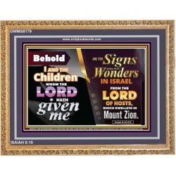 SIGNS AND WONDERS   Framed Office Wall Decoration   (GWMS8179)   