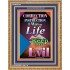 THE WAY TO LIFE   Scripture Art Acrylic Glass Frame   (GWMS8200)   "28x34"