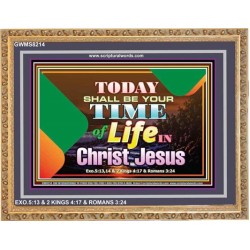 TIME OF LIFE IN CHRIST JESUS   Christian Frame Art   (GWMS8214)   