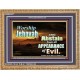 WORSHIP JEHOVAH   Large Frame Scripture Wall Art   (GWMS8277)   
