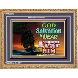SALVATION IS NEAR   Framed Office Wall Decoration   (GWMS8279)   