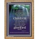 WE ARE THE CHILDREN OF GOD   Scriptural Portrait Acrylic Glass Frame   (GWMS830)   