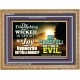 REWARD FOR EVIL   Framed Bible Verses   (GWMS8321)   