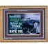 SAVE ME   Large Framed Scripture Wall Art   (GWMS8329)   "34x28"