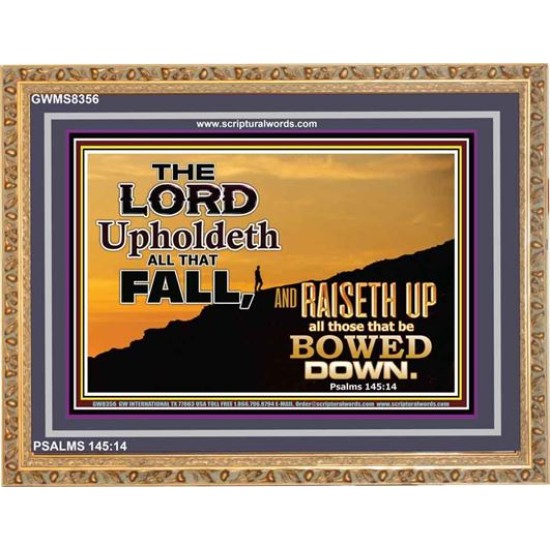 UPHOLDETH ALL THAT FALL   Scripture Wall Art   (GWMS8356)   