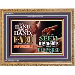 SEED OF RIGHTEOUSNESS   Christian Quote Framed   (GWMS8388)   