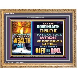 WEALTH FROM GOD   Art & Dcor Framed   (GWMS8424)   "34x28"