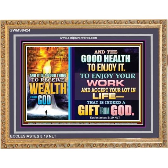 WEALTH FROM GOD   Art & Dcor Framed   (GWMS8424)   