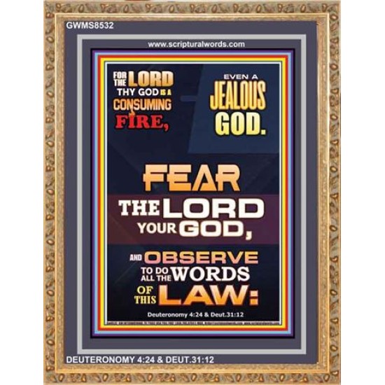 THE WORDS OF THE LAW   Bible Verses Framed Art Prints   (GWMS8532)   