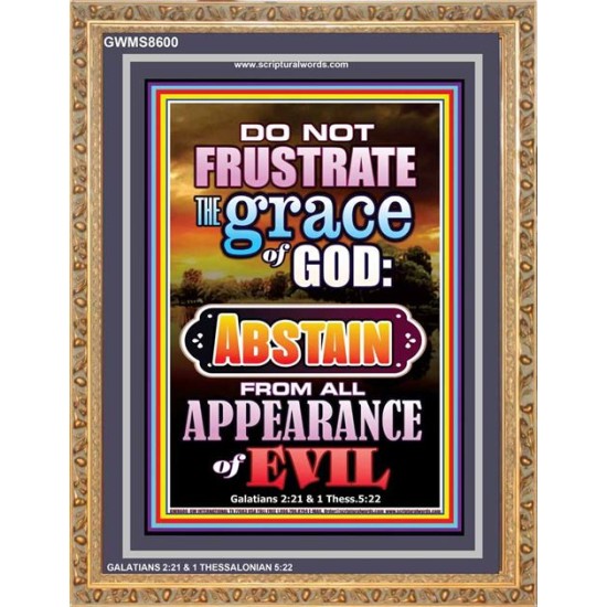 ABSTAIN FROM ALL APPEARANCE OF EVIL   Bible Scriptures on Forgiveness Frame   (GWMS8600)   