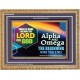 ALPHA AND OMEGA   Christian Quotes Framed   (GWMS8649L)   