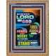 YAHWEH THE LORD OUR GOD   Framed Business Entrance Lobby Wall Decoration    (GWMS8657)   