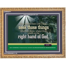 SEEK THOSE THINGS   Framed Bible Verse   (GWMS871)   