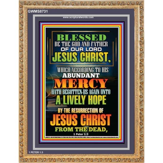 ABUNDANT MERCY   Scripture Wood Frame Signs   (GWMS8731)   