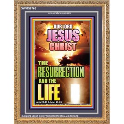 THE RESURRECTION AND THE LIFE   Christian Wall Dcor   (GWMS8766)   