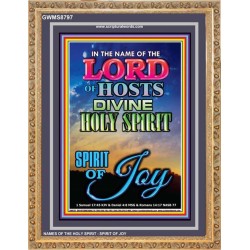THE SPIRIT OF JOY   Bible Verse Acrylic Glass Frame   (GWMS8797)   