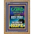 THE SPIRIT OF HOPE   Bible Verses Wall Art Acrylic Glass Frame   (GWMS8798)   "28x34"