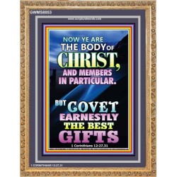 YE ARE THE BODY OF CHRIST   Bible Verses Framed Art   (GWMS8853)   