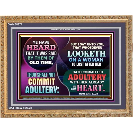 ADULTERY   Frame Scriptural Wall Art   (GWMS8971)   