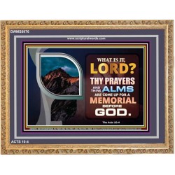 A MEMORIAL BEFORE GOD   Framed Scriptural Dcor   (GWMS8976)   