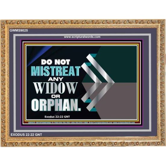 WIDOWS AND ORPHANS   Scripture Art   (GWMS9025)   