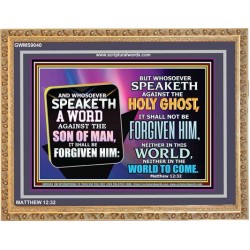 SIN AGAINST THE HOLY SPIRIT   Kitchen Wall Art   (GWMS9040)   