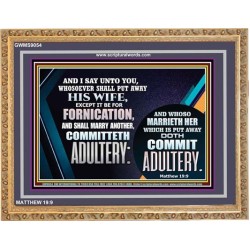 ADULTERY   Frame Scriptural Wall Art   (GWMS9054)   