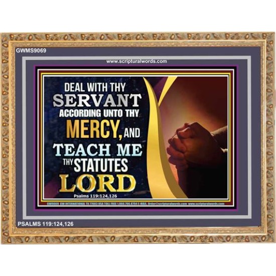 ACCORDING TO THY MERCY   New Wall Dcor   (GWMS9069)   
