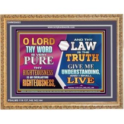 THY WORD IS PURE   Bible Verse Wall Art   (GWMS9093)   
