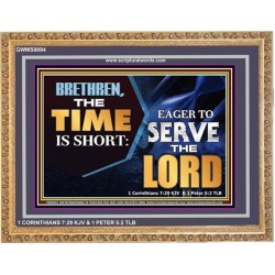 TIME IS SHORT   Framed Restroom Wall Decoration   (GWMS9094)   