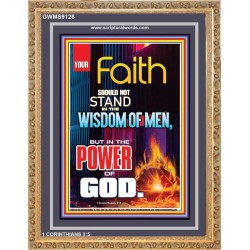 YOUR FAITH   Frame Bible Verse Online   (GWMS9126)   