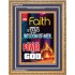 YOUR FAITH   Frame Bible Verse Online   (GWMS9126)   "28x34"