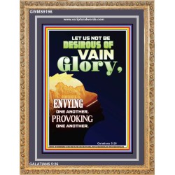 VAIN GLORY   Bible Verses Wall Art Acrylic Glass Frame   (GWMS9196)   "28x34"